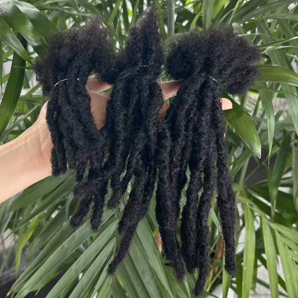 100% Extensions de dreadlocks de cheveux humains Loc tresses Crochet cheveux Style de mode Extensions naturelles pour hommes femmes