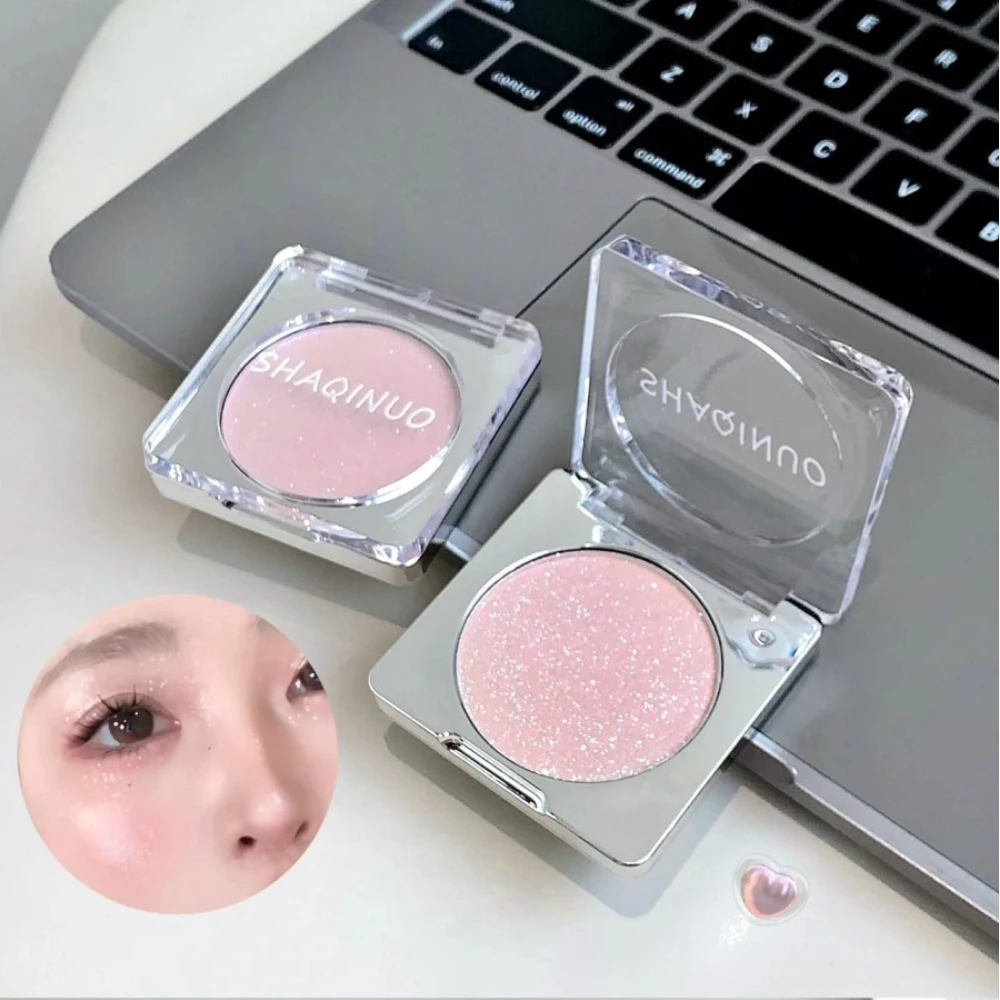 Monochrome Glitter Highlighter Contour Brighten Face Body Sparkle Shimmer High Gloss มันฝรั่งบด Diamond High Light Palette