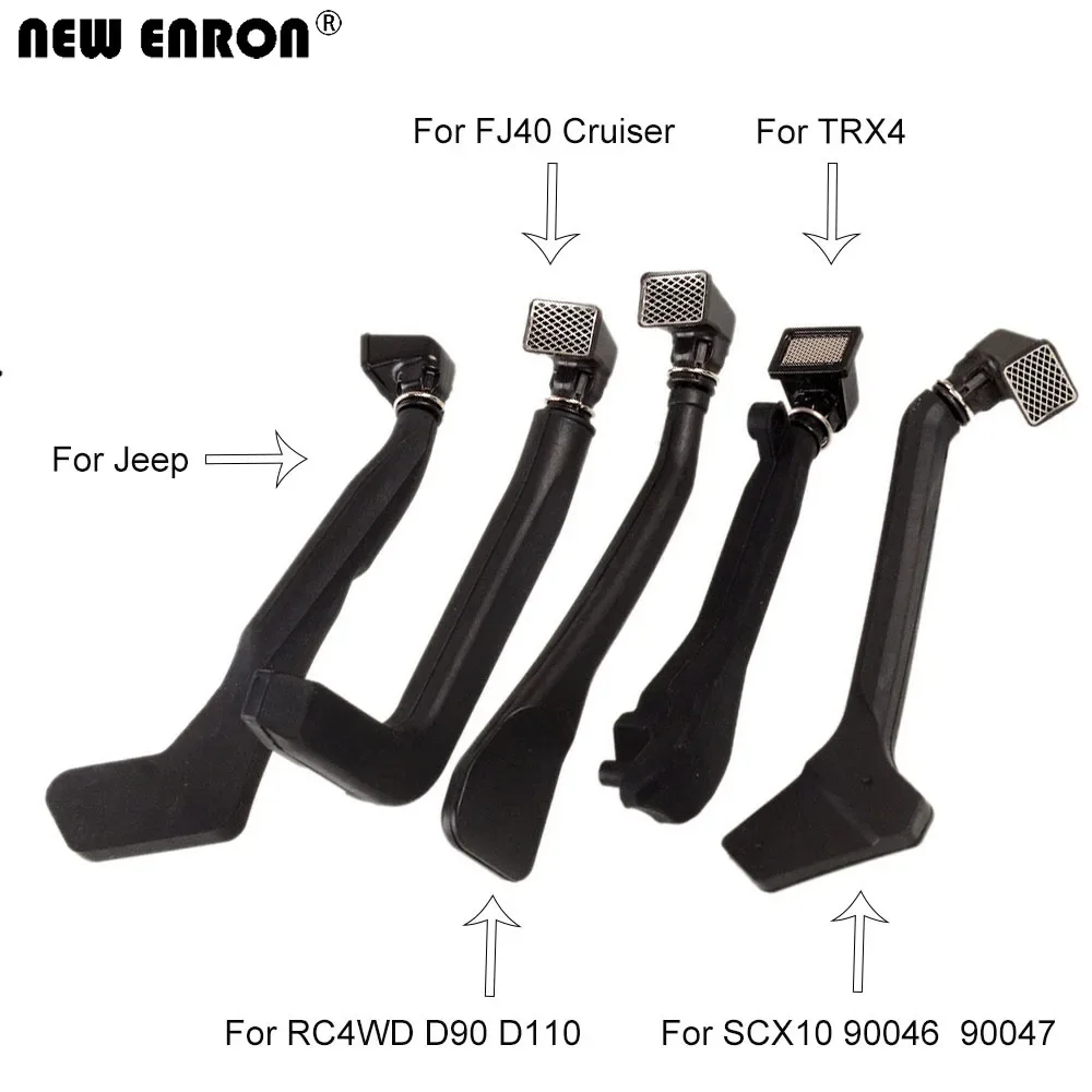 NEW ENRON 1PC Rubber Snorkel For RC Axial 90046 90047 4WD D90 D110 Jeep Wrangler YJ Tamiya CC-01 XC 1/10 FJ40 Cruiser