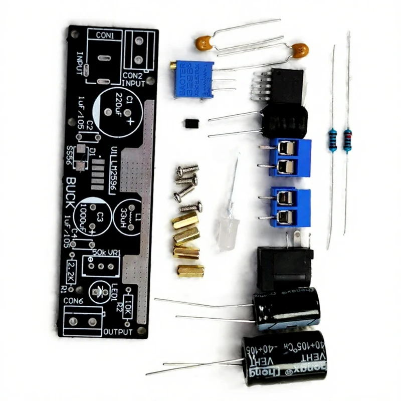 LM2596S Step-down Einstellbares DC-DC-Netzteil Elektronisches DIY-Kit Technische Praxis Schweißen MAX Strom 2A MAX Leistung 10W