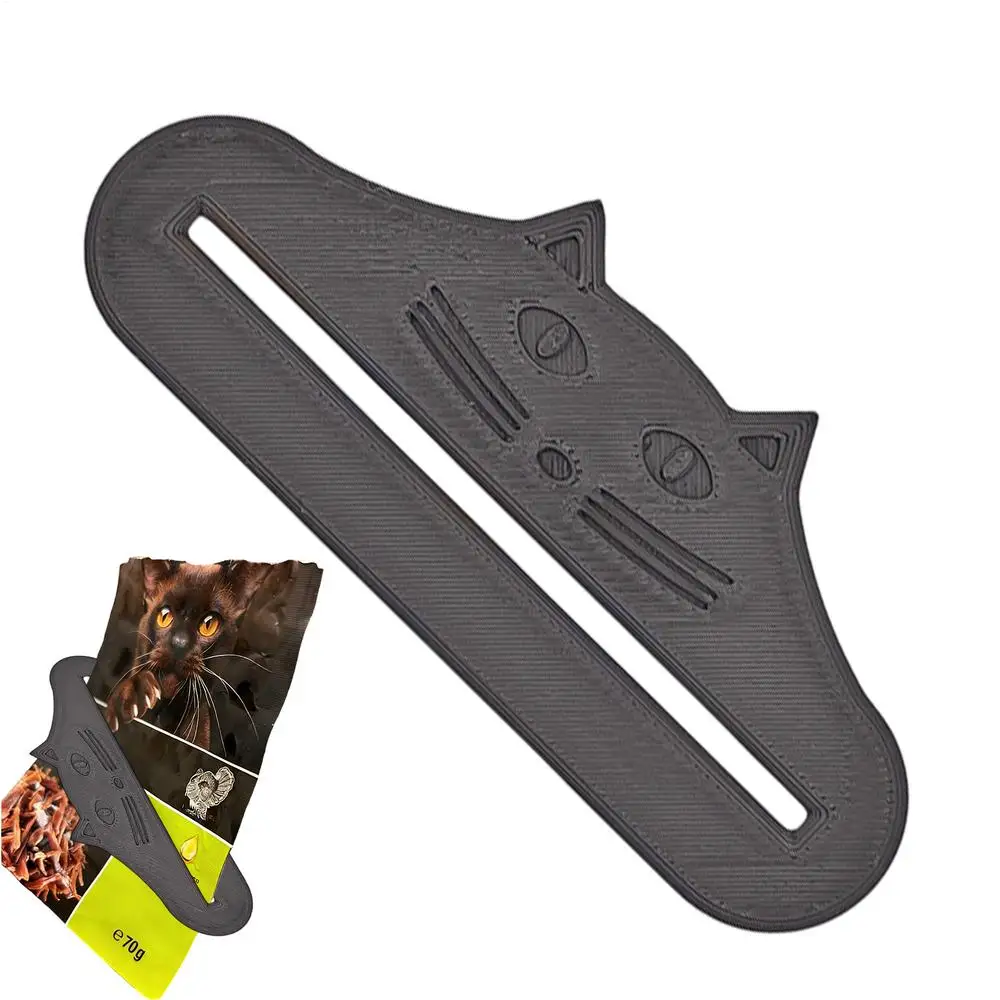1 Stück Katzensnack-Quetschgerät, niedliches Katzenkopf-Snack-Quetschgerät, sauberer Leckerli-Spender für Katzenfutterbeutel, Fleischsaucen-Beutel-Extruder – Detail 5