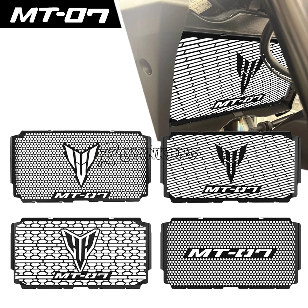 

Motorcycle Accessories CNC Radiator Grille Guard Cover Fuel Tank Protector For YAMAHA MT-07 MT07 MT 07 mt07 mt 07 2025 2026 2027