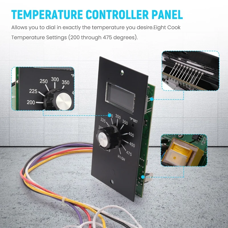 Scheda di controllo termostato digitale per griglie a pellet di legno Pit Boss, compatibile con PB700, 340, 440, 820, BBQ