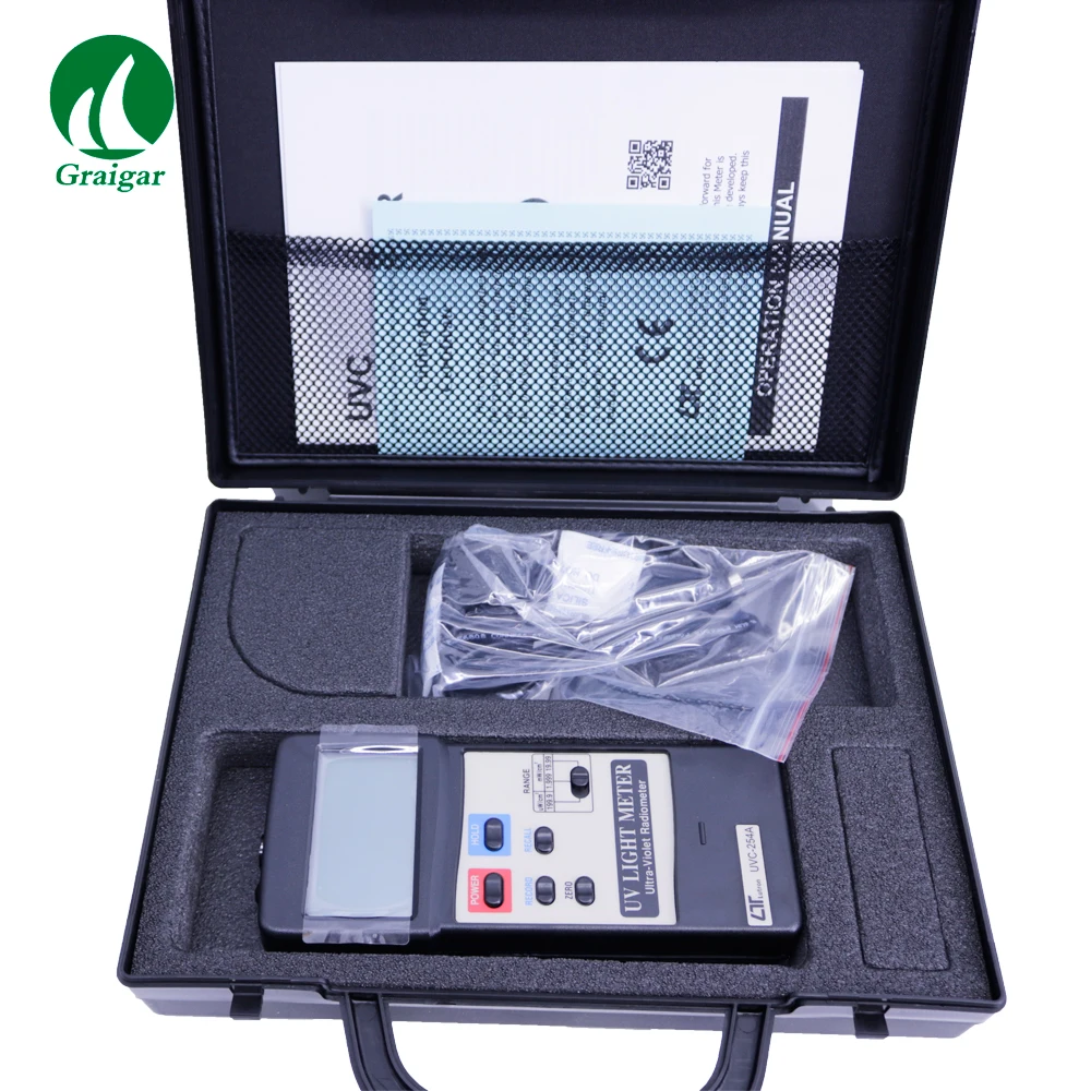 

LUTRON UVC-254A UV Light Meter with RS-232/USB Computer Interface Ultra-Violet Radiometer