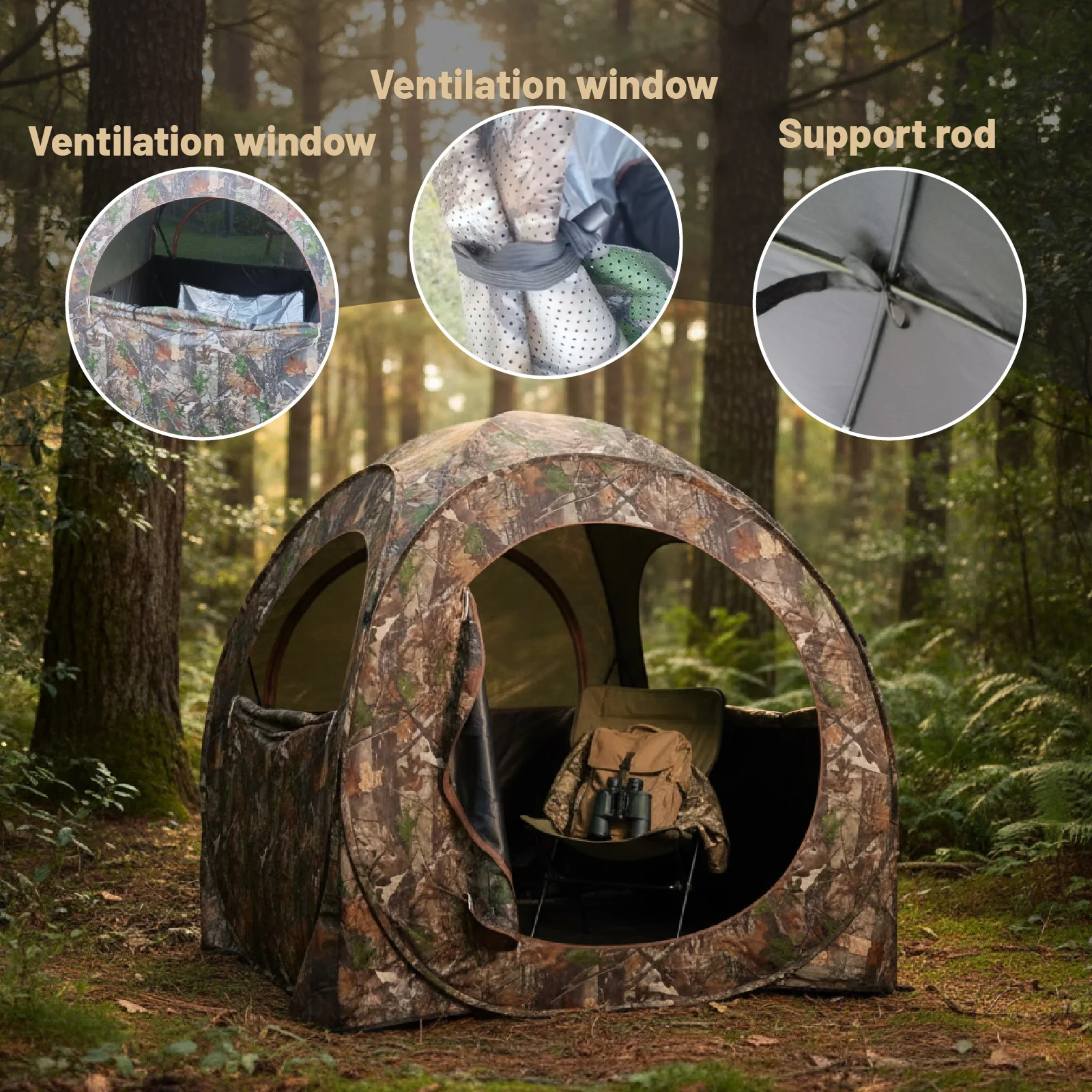 Refugio de Caza Plegable con C - Hunting & Outdoor Supplies reseña y precio