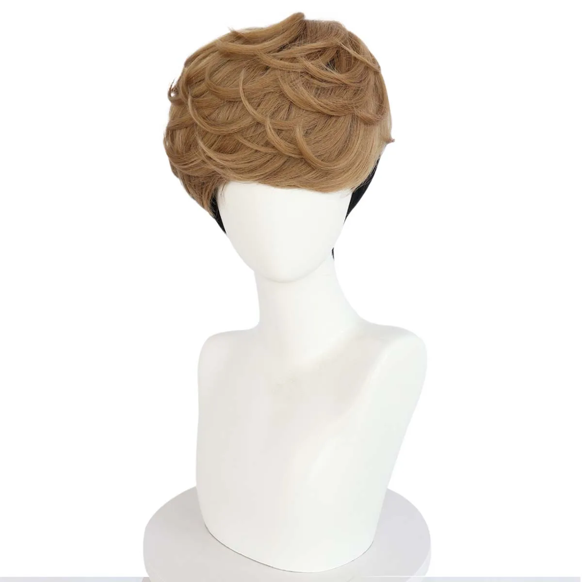 Peruka Anime Killing Stalking SangWoo Krótka Brązowa Syntetyczna