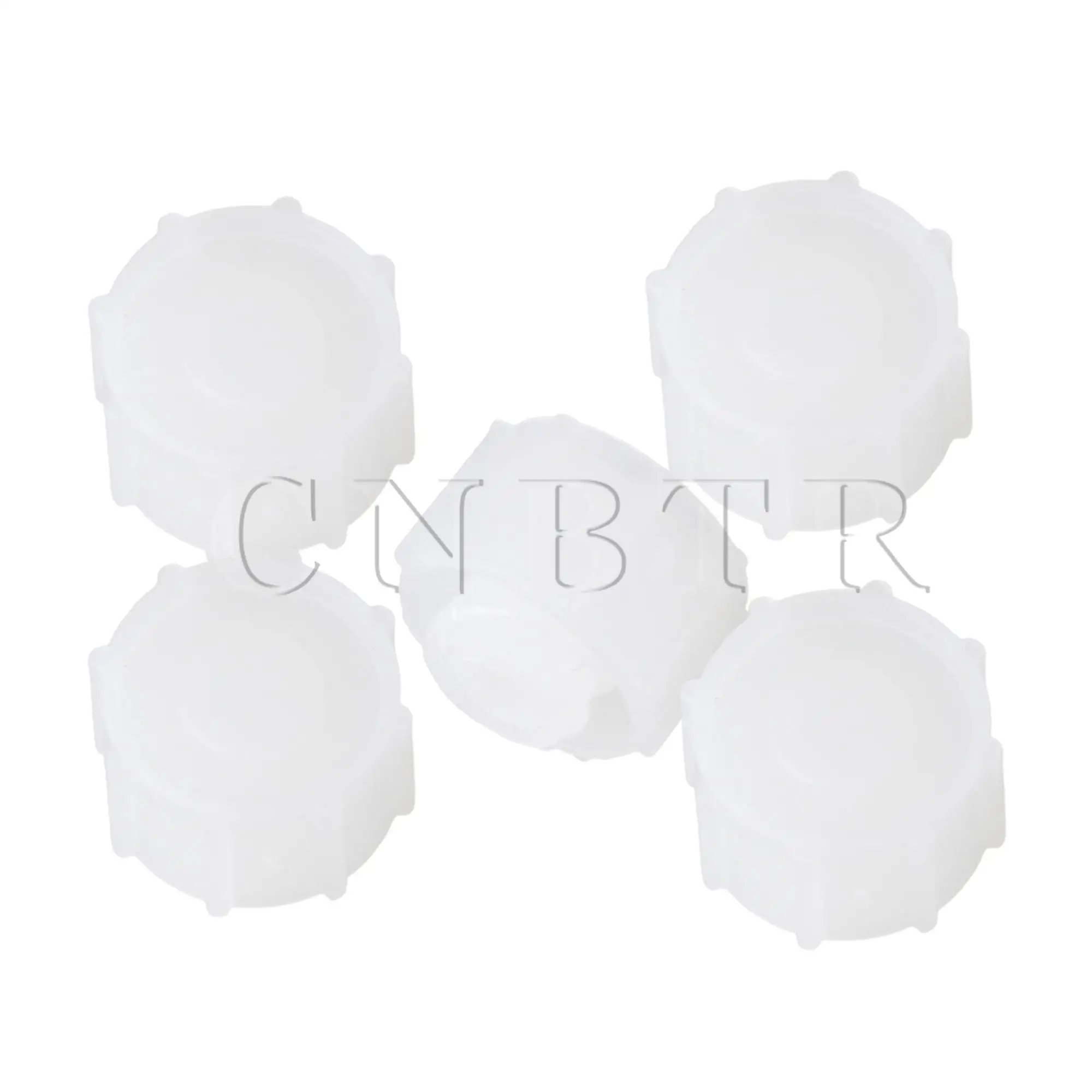 CNBTR 500pcs Round Head Dispensing Syringe Plug Small Adapter Plug