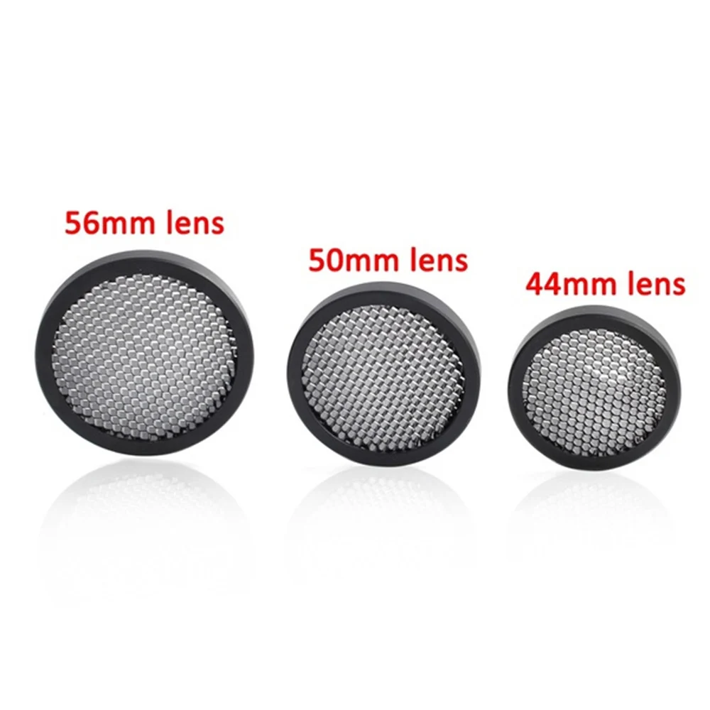 Scope accessories mesh honeycomb 44MM 50MM 56MM hunting equipment optical sight scope air rifle scope sun visor protective cover