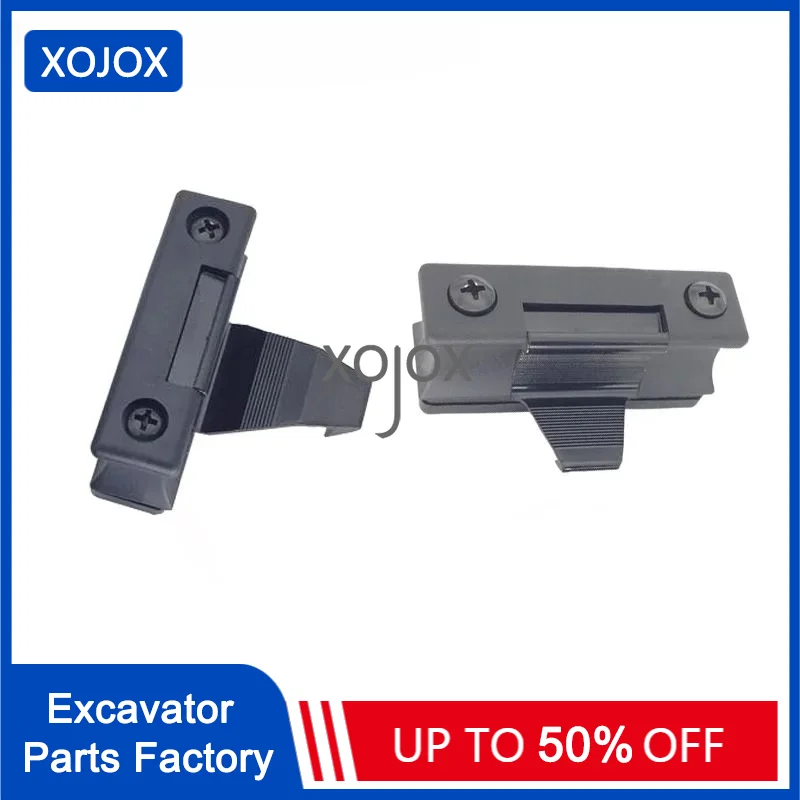 

XOJOX For Sany Windows Lock SY55 SY75-9 SY135-8 SY195 SY215-8 dredger glass clasp Doors and Windows clasp Excavator accessories