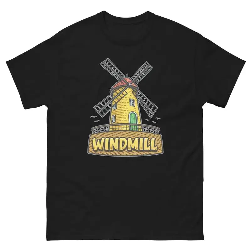 Windmill Farming Rural Life Agriculture T Shirt