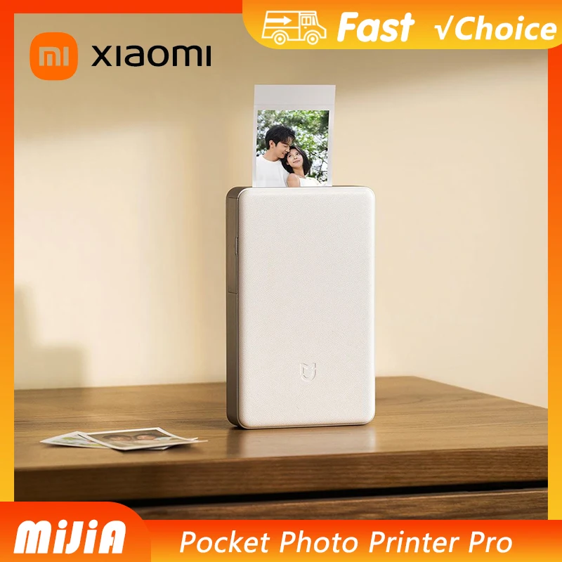 

Original New XIAOMI Mijia Pocket Photo Printer Pro AR Video Photo Sublimation Technology Bluetooth Connection Fast Printing