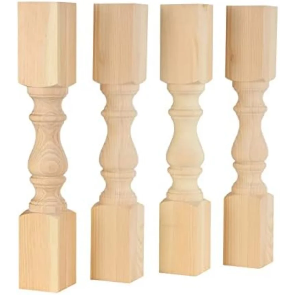 

Chunky Monastery Farmhouse End Table Legs - Unfinished - DIY Furniture