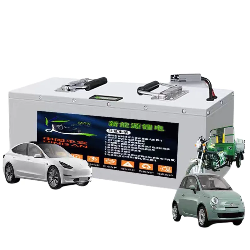 بطارية ليثيوم أيون 72 فولت 50 أمبير 100 أمبير 100 أمبير قابلة لإعادة الشحن مع BMS مدمج للقاذفات ومركبات الطاقة الجديدة وعربات الجولف