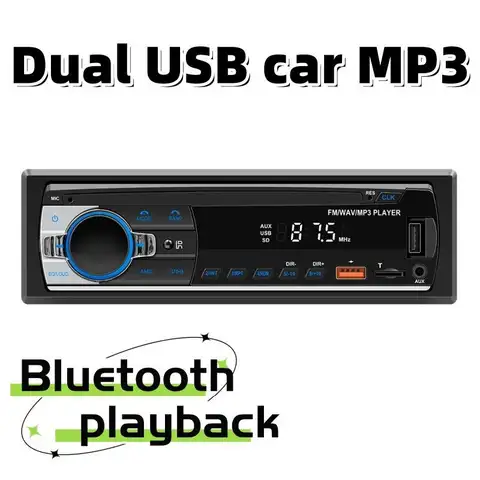 Car Radio Stereo Player Digital Bluetooth MP3 Player JSD-530 520 60Wx4 FM Audio Stereo Music USB/ With Built-in AUX Input