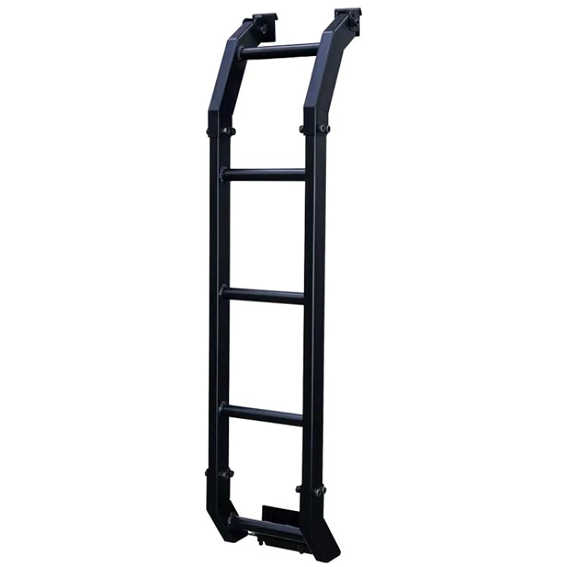 Fit For Jimny Rear Door Ladder Aluminum Alloy   Black Tail  