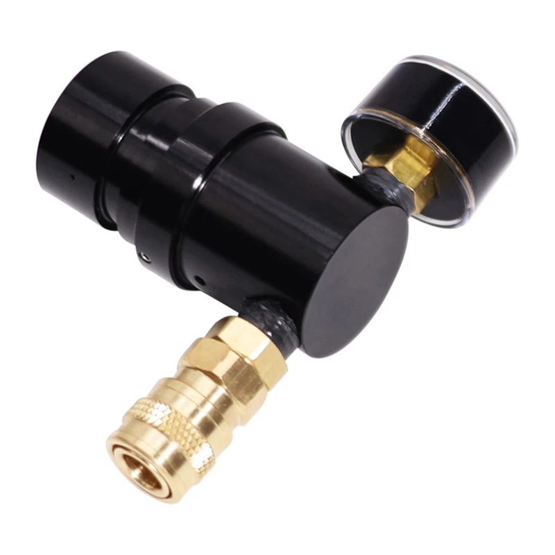 HPA Low Pressure Regulator G1/2-14 Thread Regulator Output Pressure 230 Psi With Coupler Gauge