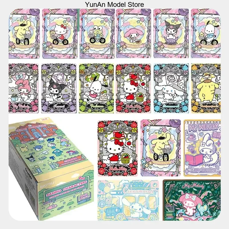 Kayou Sanrio Charaktere Half Baked Time Serie Komplettbox Sammelkarten Offizielle Echte Holografische Folienausgabe Geschenk