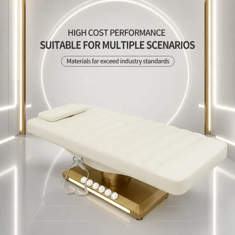 Bohorio Electric Beauty Bed Multifunctional Massage Table for Eyelash Extensions Tuina Physiotherapy Adjustable Treatment