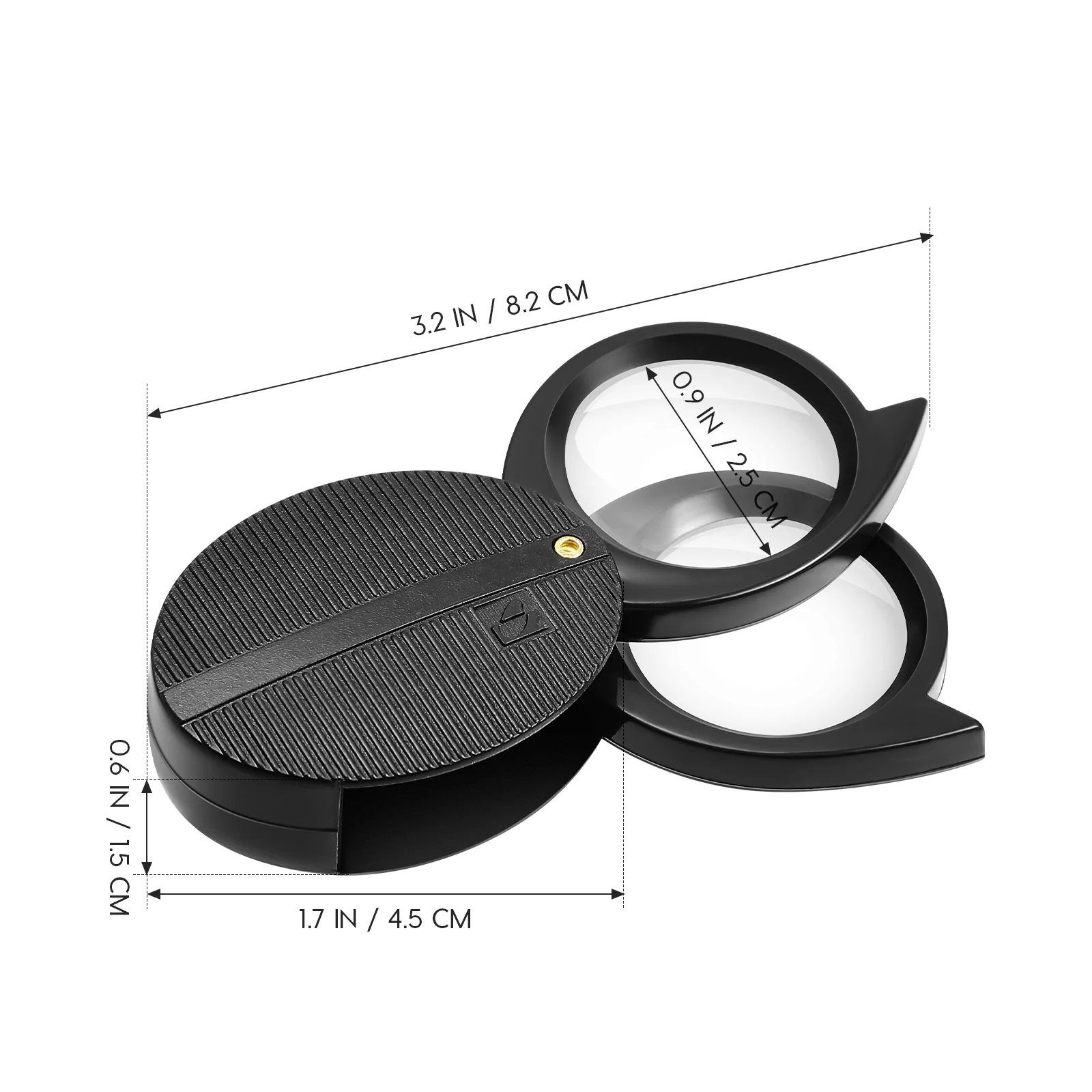 Magnifier Elderly Gifts Mini Magnifying Glass Screen for Cell Phone Reading Kids Small Folding