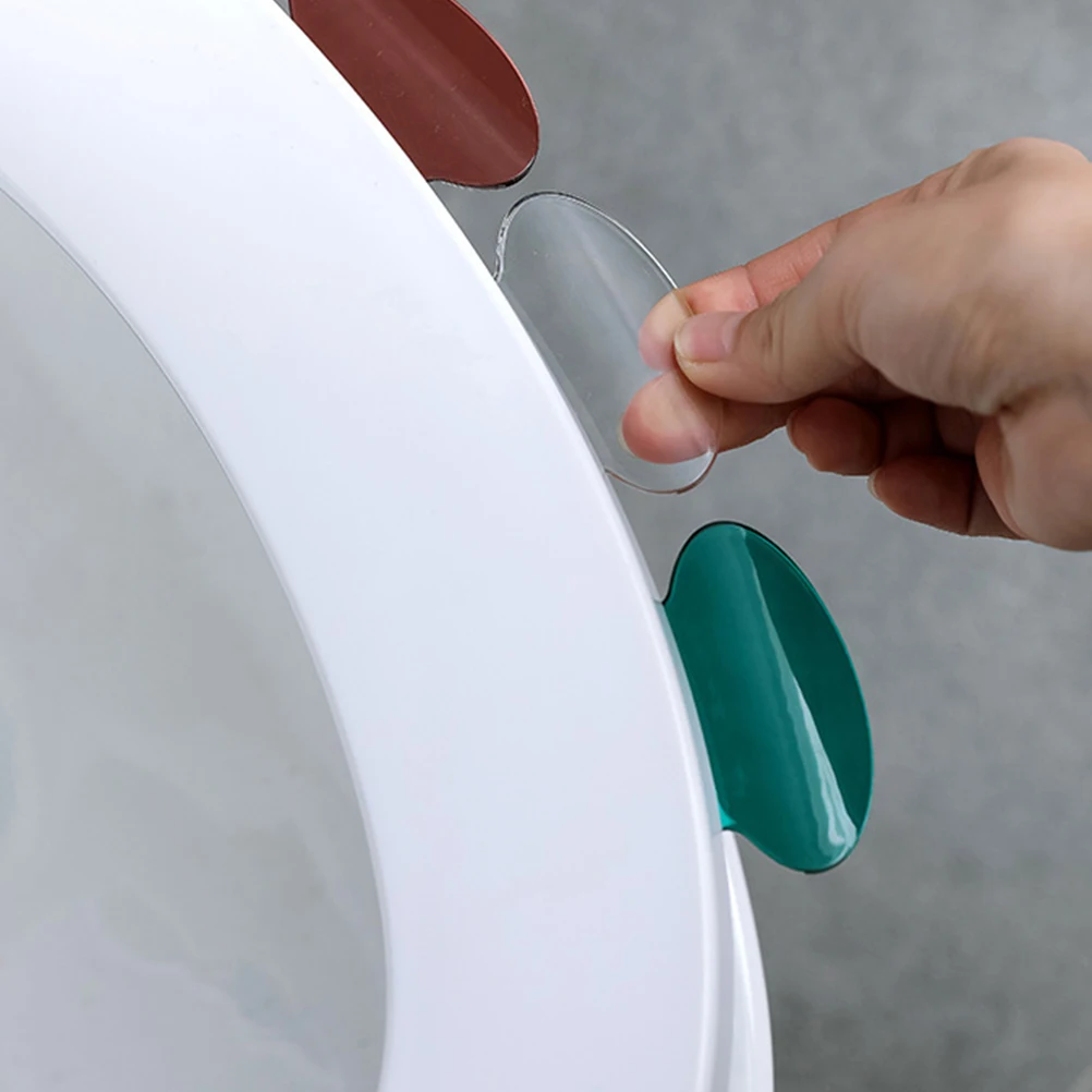 

6Pcs Lightweight Toilet Lid Lifter Stylish Closestool Cover Handle Bathroom Supplies No Bacterial Infection