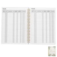 1 Check Register Book for Bank Accounts Balance Tracking Financial Management Portable Lightweight Accounting Ledger Book