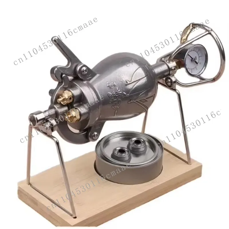 Stainless steel mini popcorn machine old-fashioned small hand popcorn machine small manual popcorn machine