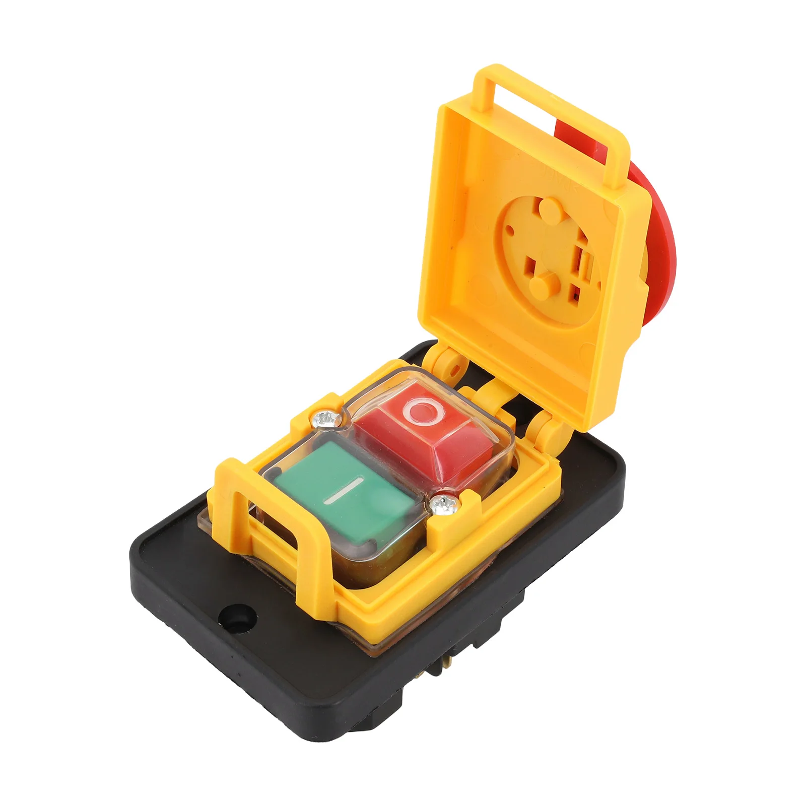 7Pins Electromagnetic KJD18 Switch Damp Conditions 50000 Operating Cycles Electromagnetic Button IP54 Protection Degree