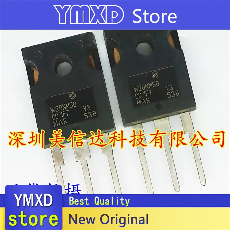 10pcs/lot New Original W20NM50 20A500V field-effect Tube STW20NM50 TO-247 In Stock