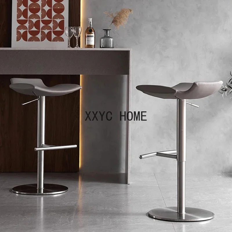 Kitchen Counter Stools Dining Chairs Manicure Swivel Chair Waiting Reception Adjustable Bar Stool Silla Comedor Home Furniture