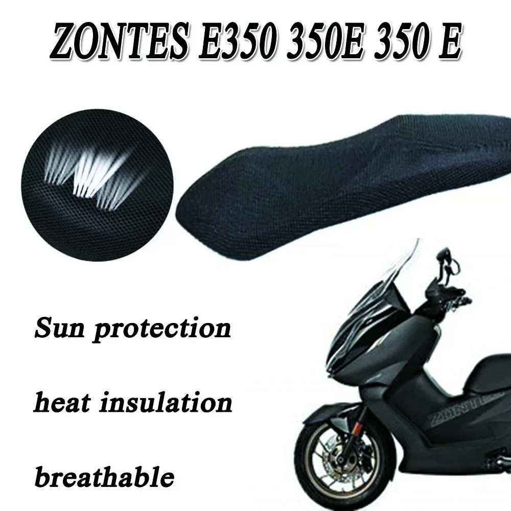 

Protective Cushion Seat Cover, Nylon Fabric Saddle Seat Cover Seat Cover for ZONTES E350 350E 350 E, New Product Accessories