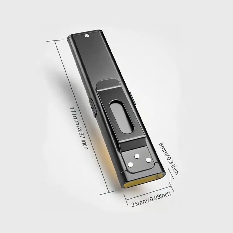 Pocket Flashlight Rechargeable Super Bright Flashlight 470LM Adjustable Brightness Flashlights High Lumens Rechargeable