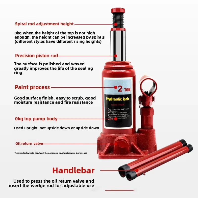 

Stable NEW Vertical Hydraulic Jack 5 Tons 10 Tons Auto Repair Jack Labor-saving Wrench Rocker