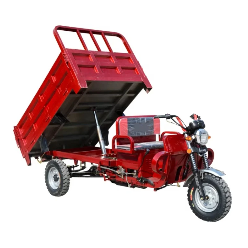

3-Wheel self-unloading fuel tricycle truck cargo transportation 150cc-350cc adult motorcycle tricycle