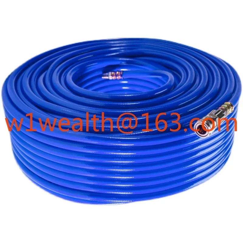 Air compressor trachea hose high pressure explosion-proof air cannon exterior wall painting soft antifreeze three glue