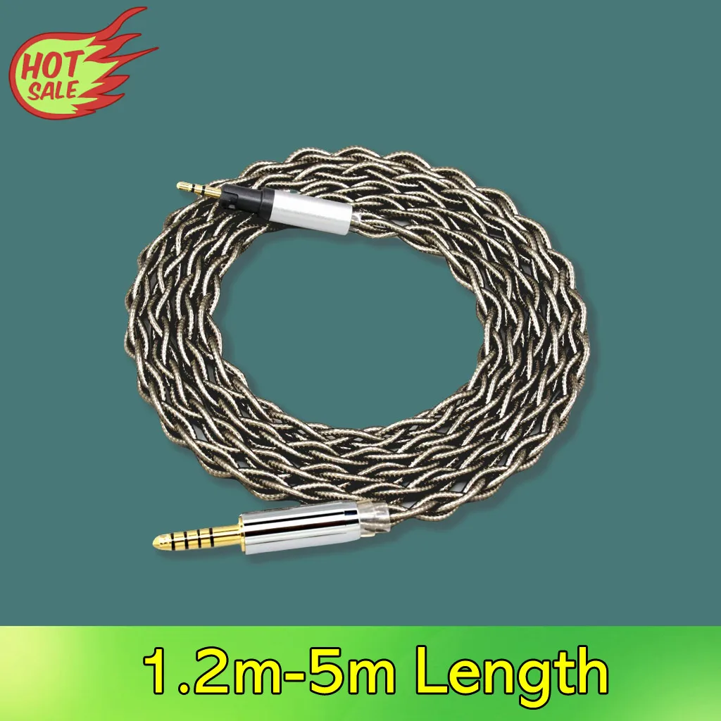 Tarcza grafenowe złoto + czyste srebro palady kabel słuchawkowy Hifi dla austriackiego Audio Hi-X50 Hi-X15 X55 Hi-X65 słuchawki 8449