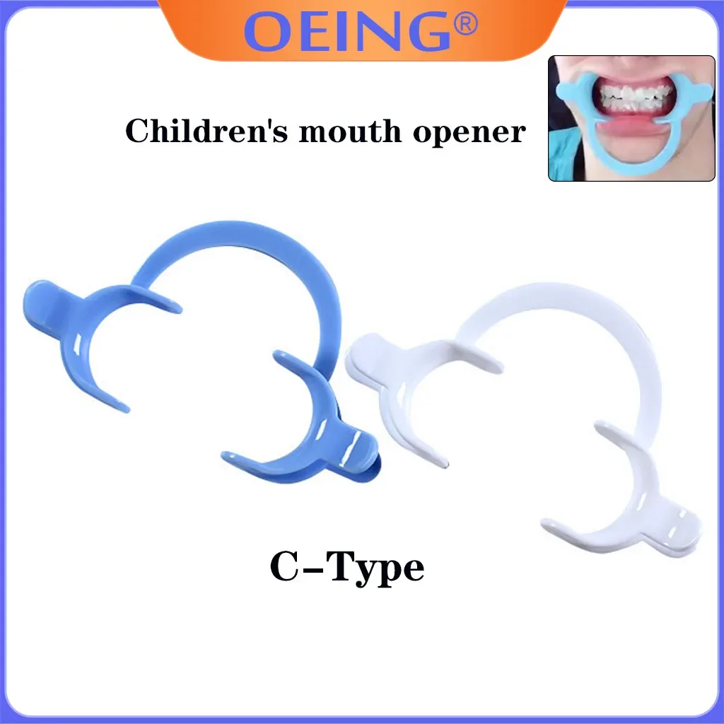 1Pc Dental Mouth Opener C-Shape for  Kids Plastic Soft Teeth Whitening Orthodontic Cheek Retractor Lip Dentistry Oral Care Tools