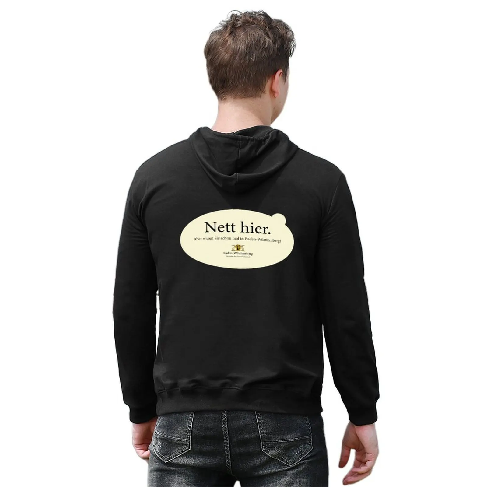 nett hier aber waren sie schon mal in baden württemberg Hoodie clothes for men winter clothes korean style clothes hoodie man