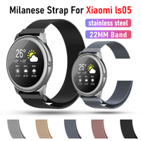 Metal Strap For Haylou Solar LS05 Smart Watch Band Bracelet Straps For XiaoMi LS05 Milanese Magnetic Clasp Mesh Watchband Correa