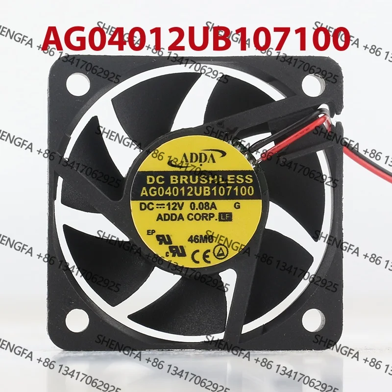 AC EC 4010 40X40X10MM 4CM Two-wire silent chassis power supply AG04012UB107100 Original ADDA 5V 24V 48V DC 12V 0.08A Cooling fan