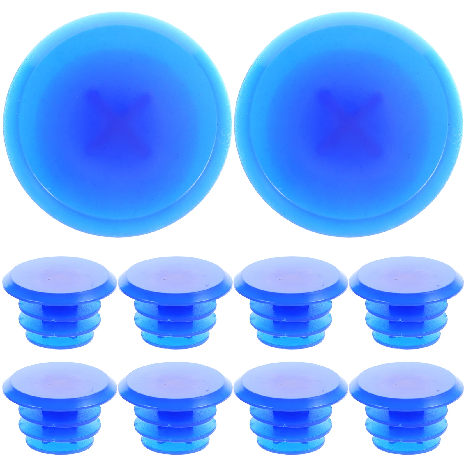 

10pcs Colored Handlebar End Plugs Lightweight Plastic Material Protect Rods Easy Install Compatible Mountain Bike Road Bike