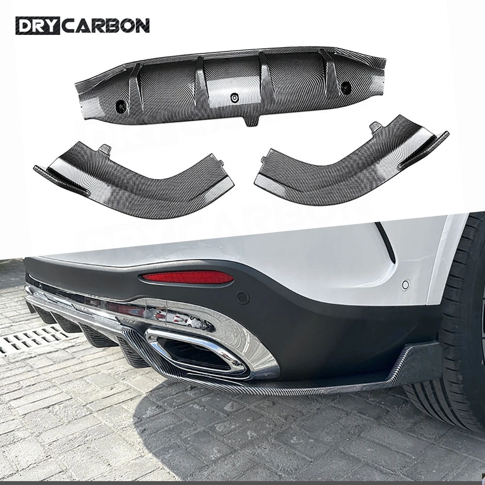 

Car Rear Bumper Diffuser Lip Spoiler Body Kits for Mercedes Benz GLC Class X254 GLC260 300 2023+ ABS Accessories Diffuser