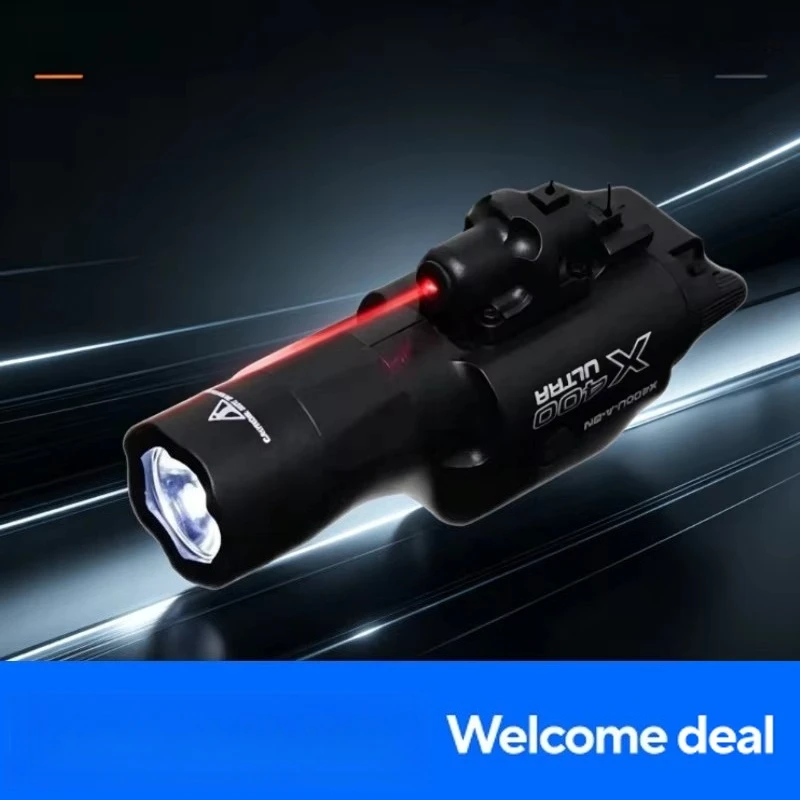 High Strength Nylon X300U-A Rail Flashlight 20mm Standard Slide Compatible Hand Torch Camping Night Fishing Auxiliary Light