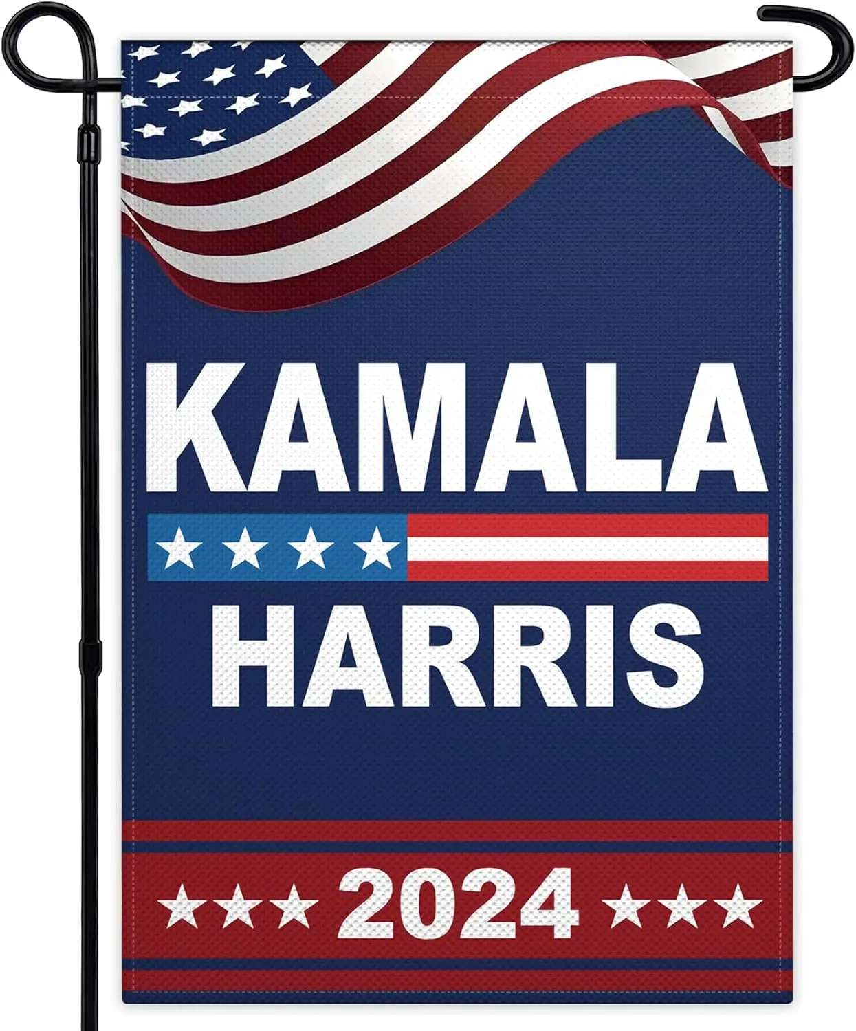 Kamala Harris Garden Flag 12x18 Double Sided Kamala Harris Walz 2024 President Garden Flags for Outside House Lawn Outdoor Harri