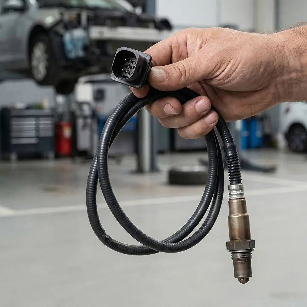 Universal Air Fuel Ratio Oxygen Lambda Sensor Versatile Metal Car Oxygen Sensor Wide Measuring Range High Resolution