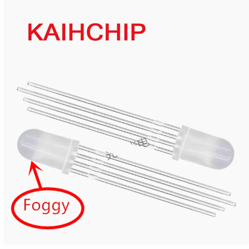 5V Ws2812 5mm LED RGB DIP Diode F5 Round  Dynamic Color Addressable Full Color Clear Diffuse Neon Pixel Light Ws2812b Chip Diode