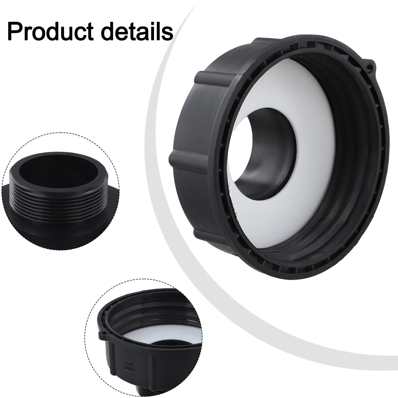 For Ton Box Connector For IBC Adapter for 100mm to 60mm Reduction and Reliable Connection for Tank Applications