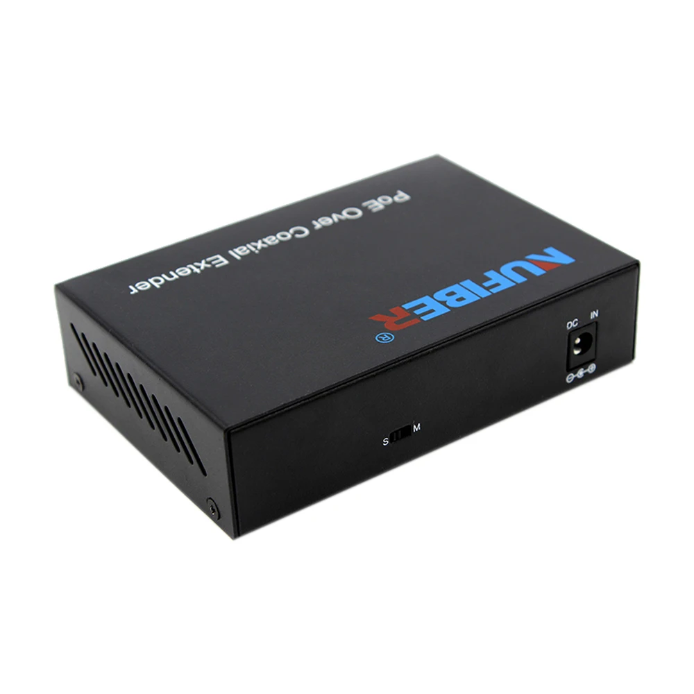 Nufiber Brand NF-9802 IP Ethernet Over 2wire(twisted pair) Extender with POE function for CCTV elevator/HD camera use