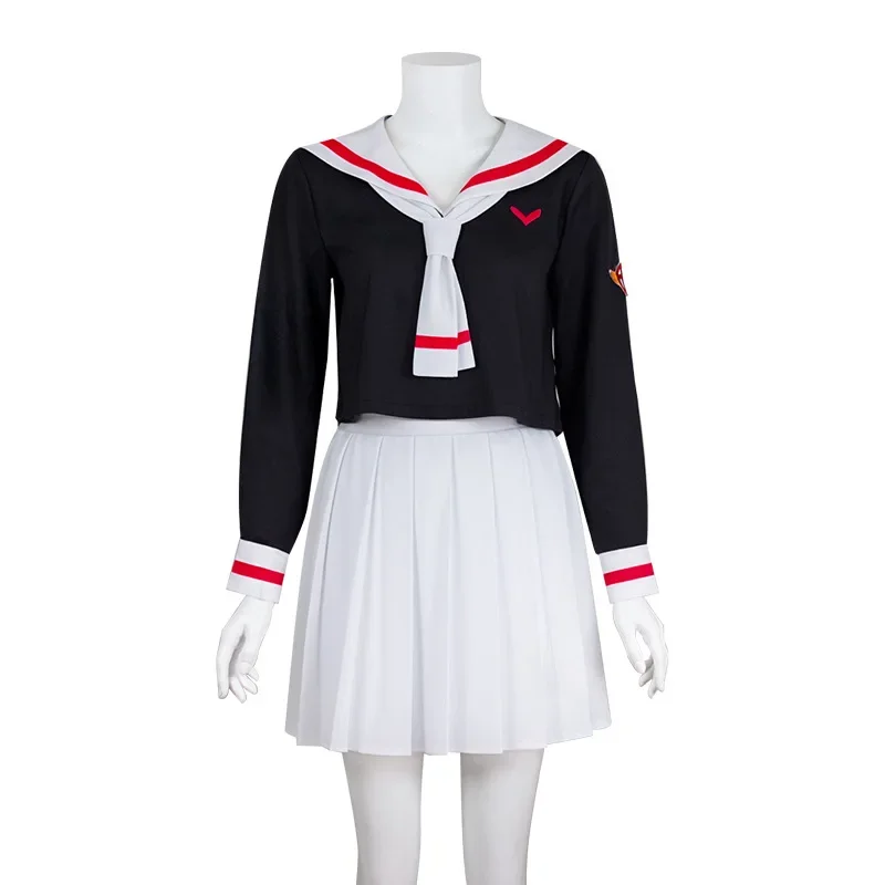 Cardcaptor Sakura KinomPain Sakura Li Syaoran Cosplay Costume, Uniforme Gelschool, Campus Sailor Suit, Anime, Homme, Femme