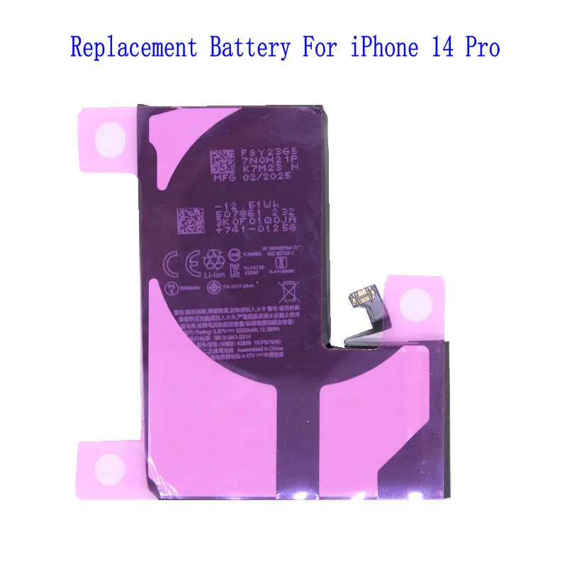 iPhone14 128GB バッテリー86% 1x 3200mAh 0 zero cycle A2866 Replacement Li-Polymer Battery For