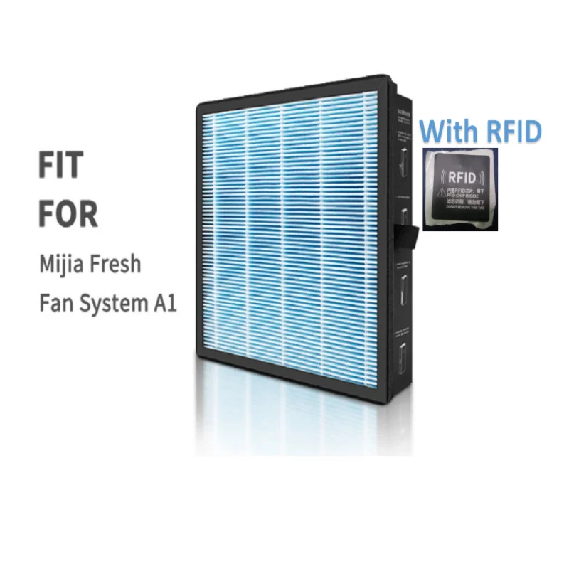 Filtro composito filtro purificatore d\'aria per Xiaomi Mijia A1 Fresh Fan System MJXFJ-150-A1 media efficienza alta efficienza 258*258